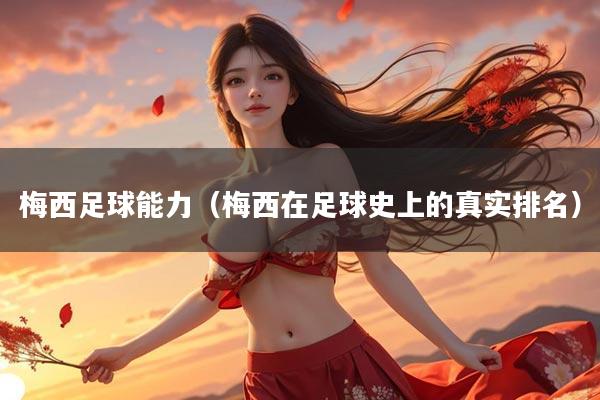 梅西足球能力（梅西在足球史上的真实排名）